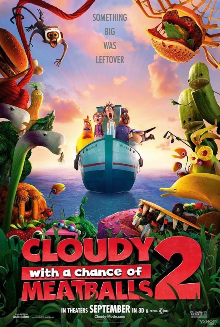 Cloudy With a Chance of Meatballs 2 2013 Dual Audio ORG Hindi Movie 480p BluRay 300MB ESubs