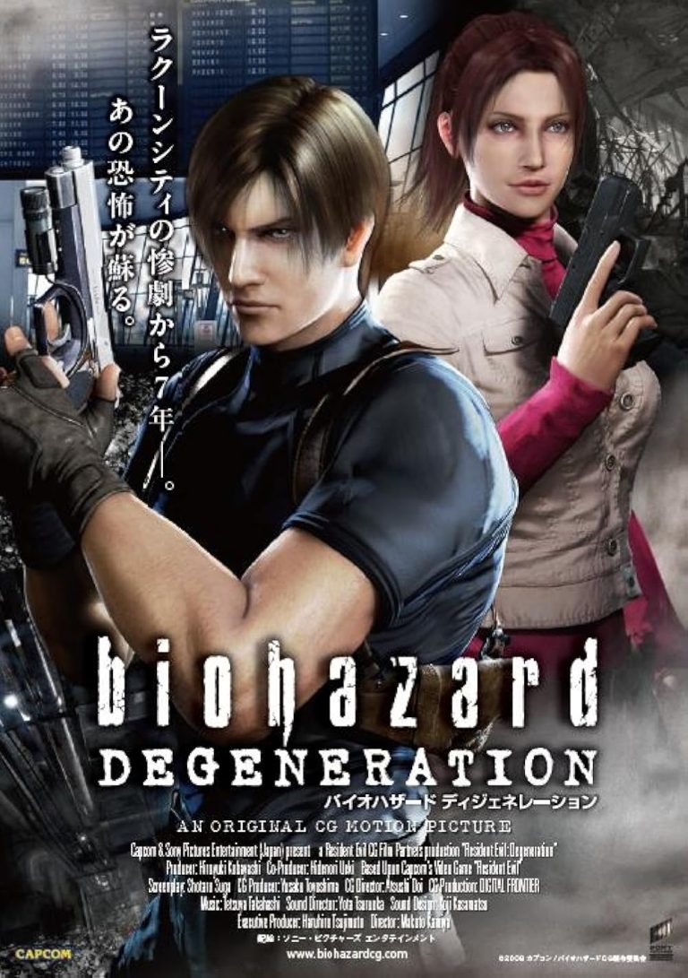 Resident Evil Degeneration 2008 Dual Audio Hindi Movie 480p BluRay x264 300MB ESubs