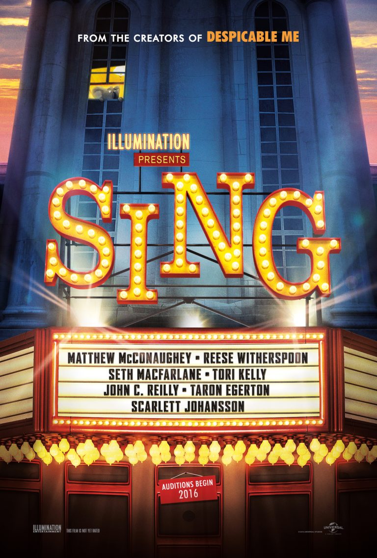 Sing 2016 Dual Audio Hindi Movie 480p BluRay x264 300MB ESubs