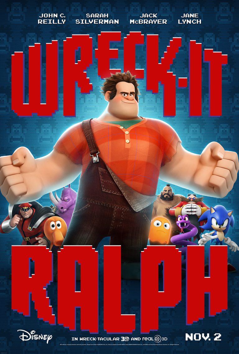 Wreck-It Ralph 2012 Dual Audio Hindi Movie 480p BluRay x264 300MB ESubs